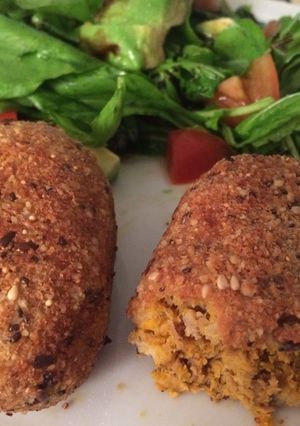 Una foto de Croquetas con lo que sobro del asado