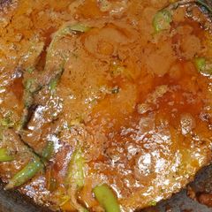 A picture of Mirchi ka salan.