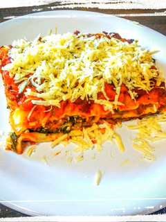 Una foto de Lasaña de Acelga con Bolognesa