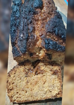 Una foto de Budín Banana split