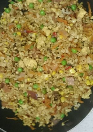 A picture of Fried rice my style.