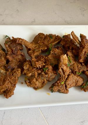 A picture of Lamb chops.