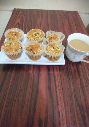 Foto resep Cake pisang kacang (peanut banana bread)
