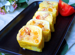 玉米鮪魚玉子燒 的食譜成品照片