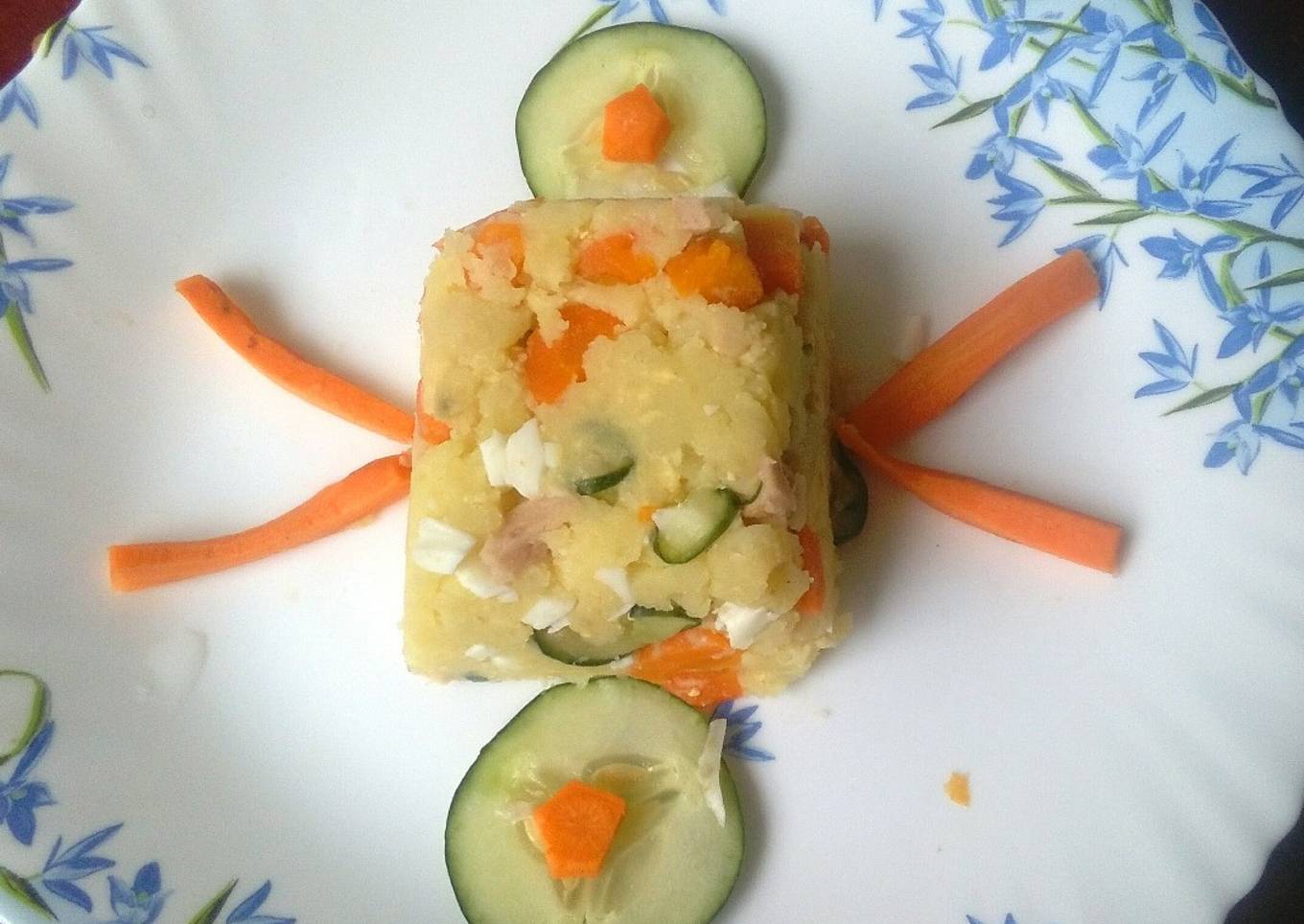 Japanese potato salad a.k.a japanese mukimo