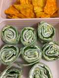 Cajun turkey pinwheels