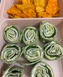 Cajun turkey pinwheels