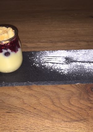 Una foto de Deconstrucción de Tartaleta de Fruta