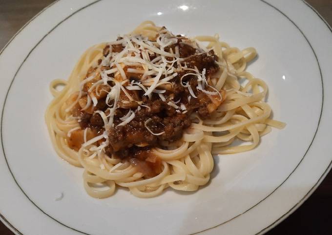 Fettuccine bolognese