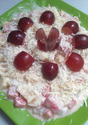 Foto resep Salad buah simple