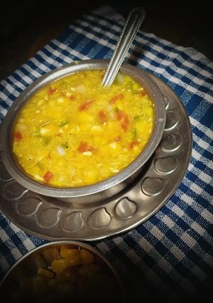 Sweet corn soup (Sweet corn Soup Recipe in Gujarati) રેસીપી મુખ્ય ફોટો
