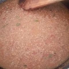 A picture of Mince meat in thick sauce.