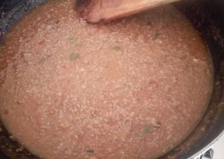 Recipe of Super Quick Homemade Mince meat in thick sauce