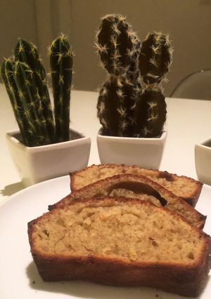 Una foto de Budín de banana y baileys