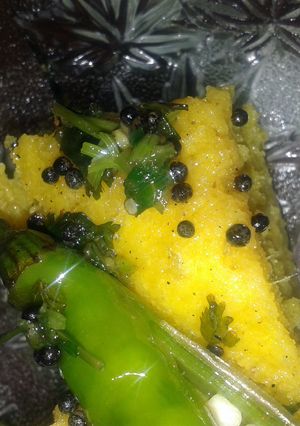 A picture of dhokla.