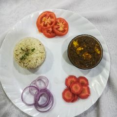 A picture of Palak paneer.
