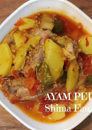 Foto resep Ayam Pedas Rica-rica Mercon