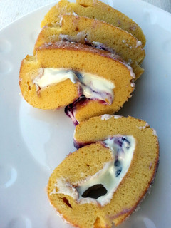 A picture of Cream Chese And Fruits Roulade.