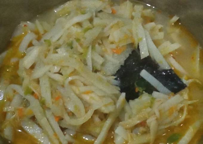 Tumis rebung bumbu seblak