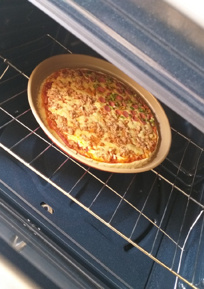 Una foto de Pizza casera
