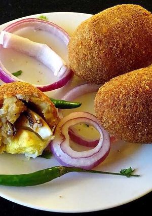 A picture of Egg Devil(authentic bengali style).