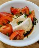 Chilled Silken Tofu and Tomato Salad - Low Carb Vegan