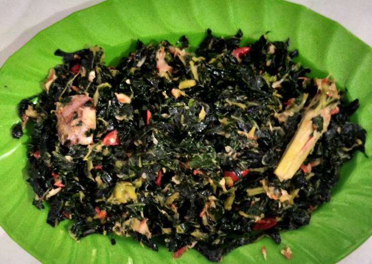 Proses mengolah Rica rica daun pepaya yang Enak