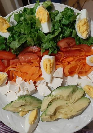 Una foto de Ensalada fresca y rica