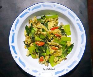 Ini Caranya Tumis Pakcoy Telur Praktis Enak