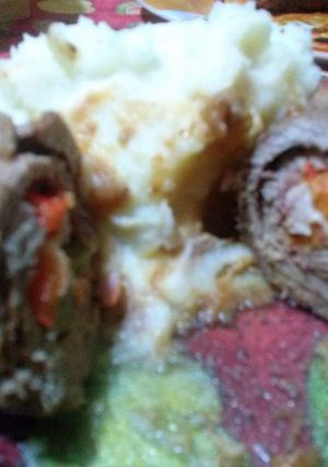 Una foto de Rollitos de carne rellenos