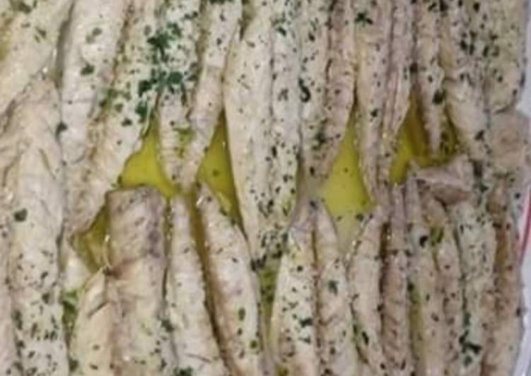 Filetti di sgombro al vapore