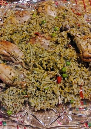 Una foto de Arroz con pollo