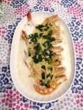 Steam Tiger Prawns