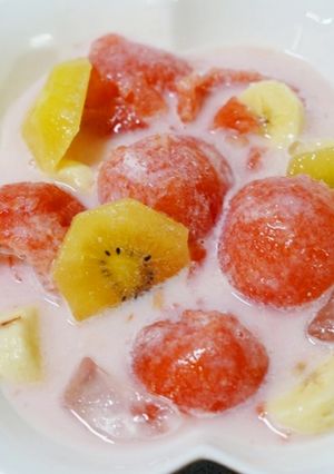 Foto resep Watermelon Punch / Subak Hwachae, buat yg butuh asupan seger
