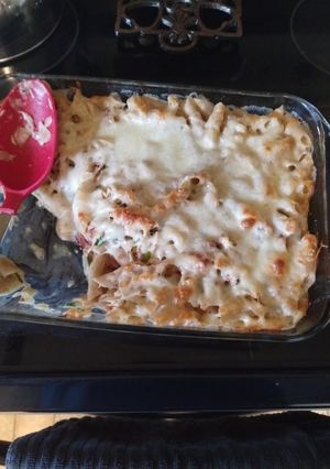 A picture of Chicken Bacon Ranch Casserole GF DF.