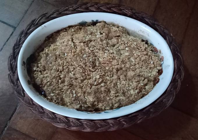 Pastel De Manzana Y Peras Con Crumble Receta De Silvia Dujan Cookpad