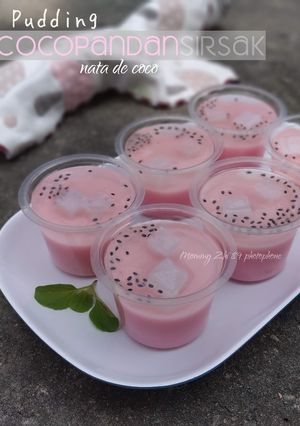 Foto resep Puding Cocopandan Sirsak Nata de coco