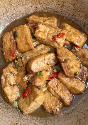 Foto resep Tahu kuah saus tiram