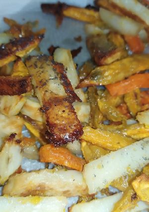 Una foto de Papas "fritas" al horno