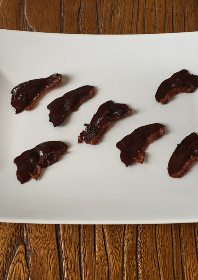 Una foto de Crujiente de jamón de pato
