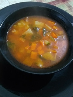 Una foto de Sopa de verduras!!!