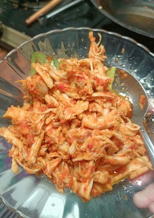Foto resep Ayam suwir pedas