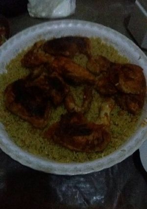 صورة لوصفة ارز مبهر ومنكه بالثوم والبصل