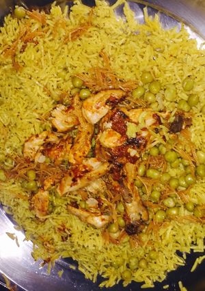 صورة لوصفة دجاج ورز مدخن