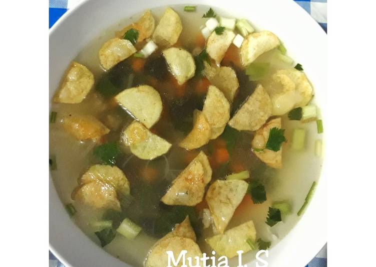 Sayur sop tanpa tumis