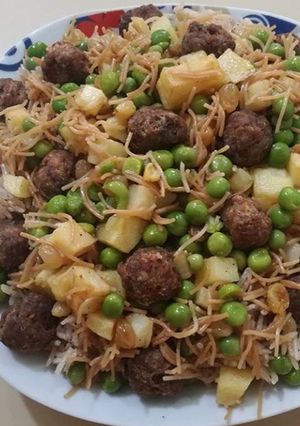 صورة لوصفة برياني لحم