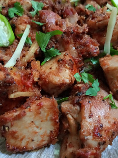 A picture of Peshawari charsi chicken karahi.