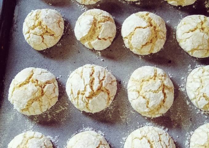 Galletitas craqueladas de limón