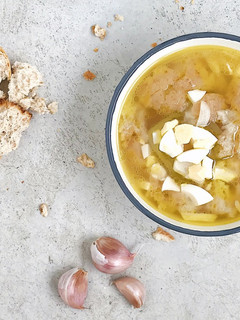 Una foto de Sopa de ajo en Thermomix