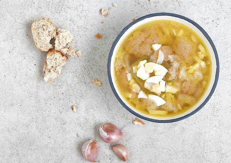 Sopa de ajo en Thermomix